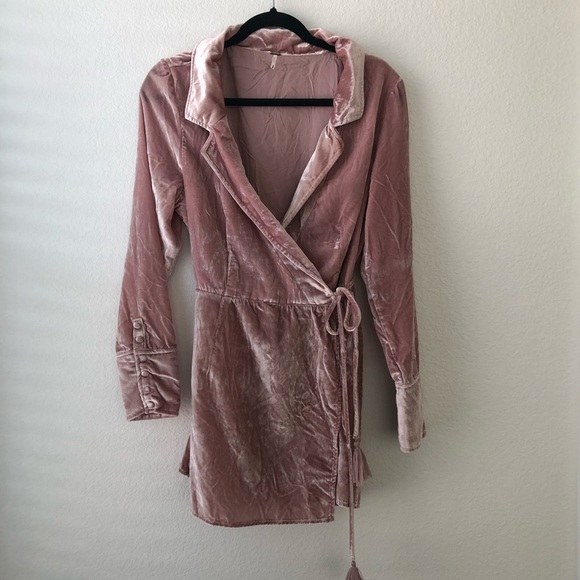 Free People Viola Velvet Playsuit Romper M - Picture 5 of 13